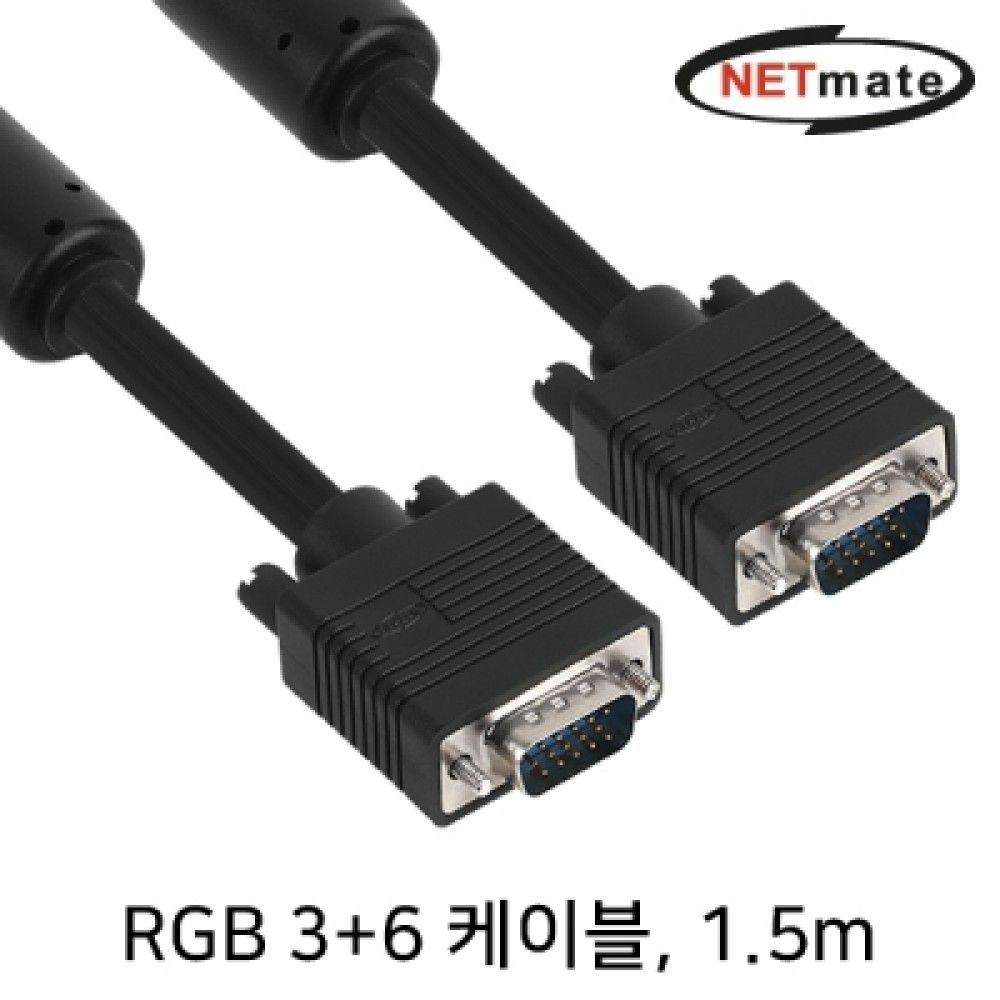 넷메이트 NMCJSR300B RGB 3+6 모니터 케이블 30m 블랙