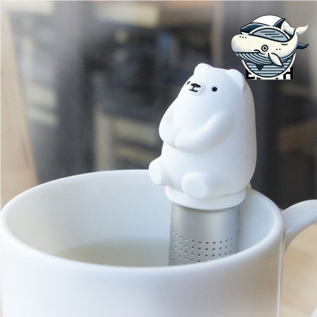 백곰 디자인 티인퓨저 카페 스타일 차거름망
