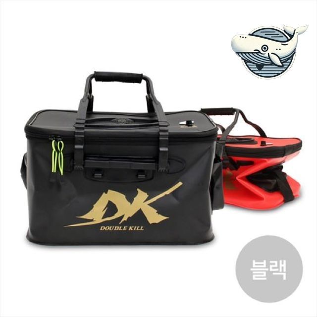 휴대용 낚시 크릴 조리함 접이식 블랙 수납용품