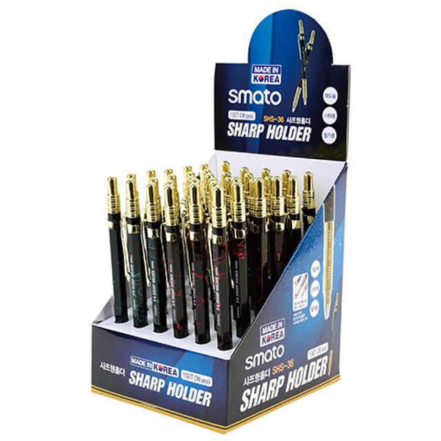 스마토 문구 샤프형홀더 1SET(36PCS) SHS-36 1SET