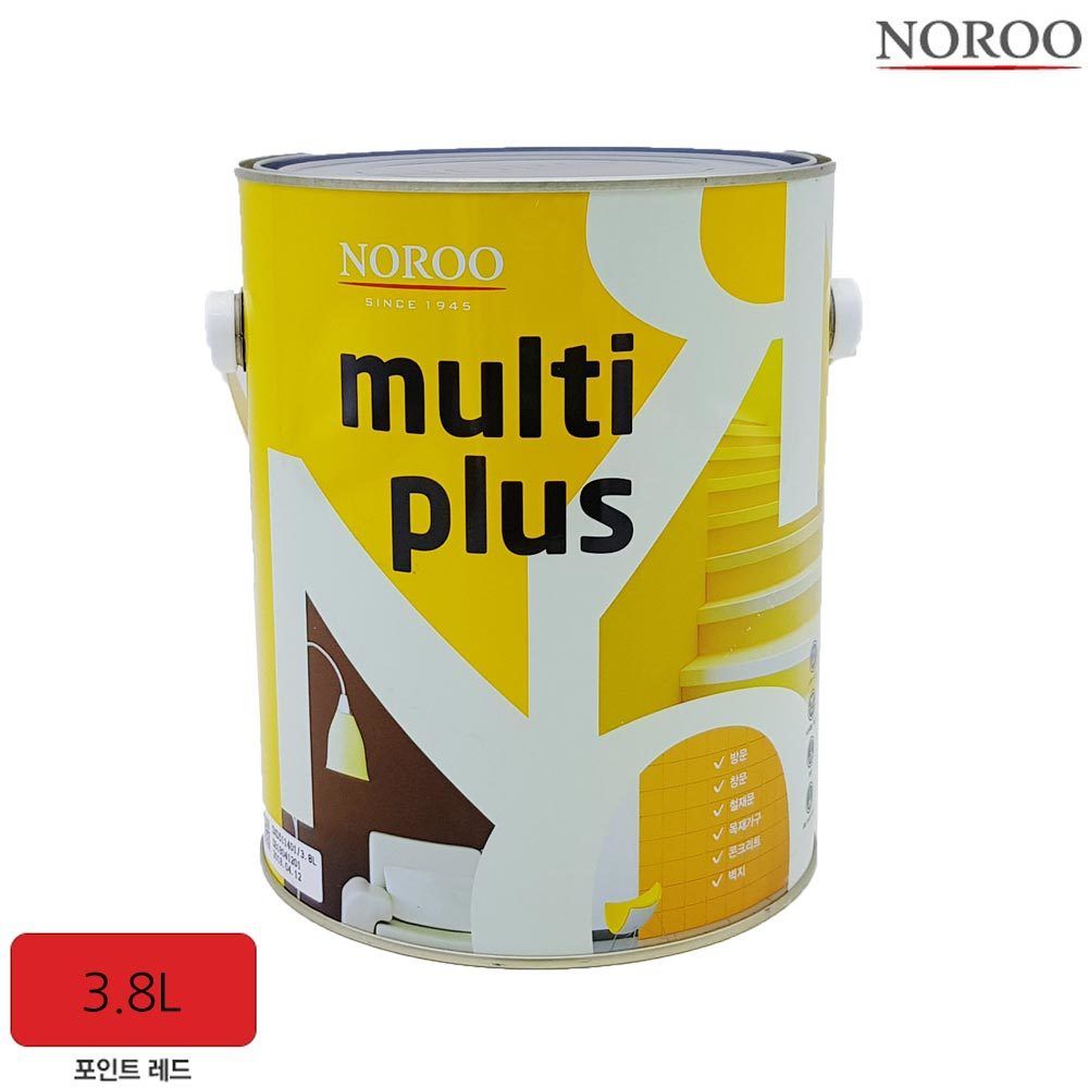 다용도 페인트 멀티플러스 3.8L 포인트레드