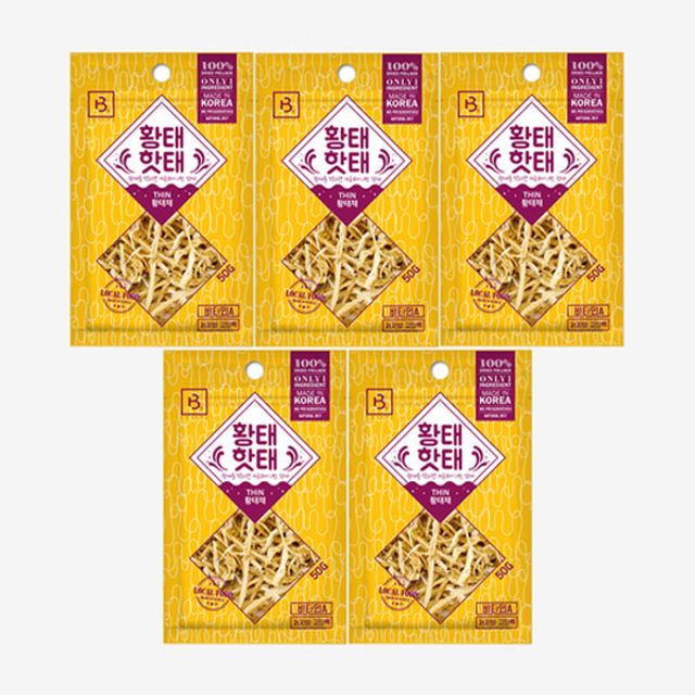 황태핫태채 황태채 강아지수제간식 50g X 5EA