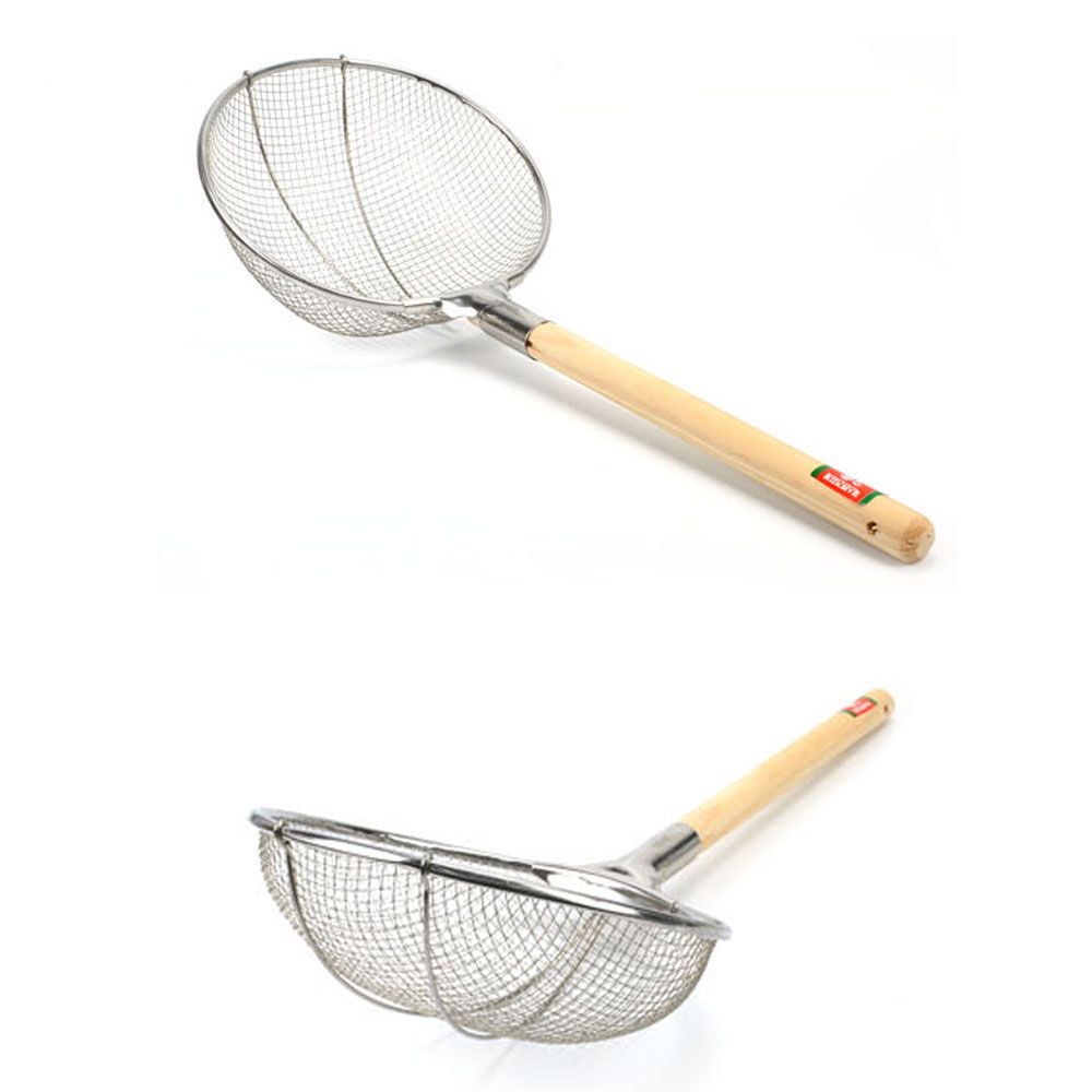 치킨 튀김 국수 건지기 뜰채 12호 지름 25cm 간격 7mm