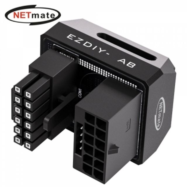 강원전자 넷메이트 600W 12V-2x6 변환 어댑터 (알루