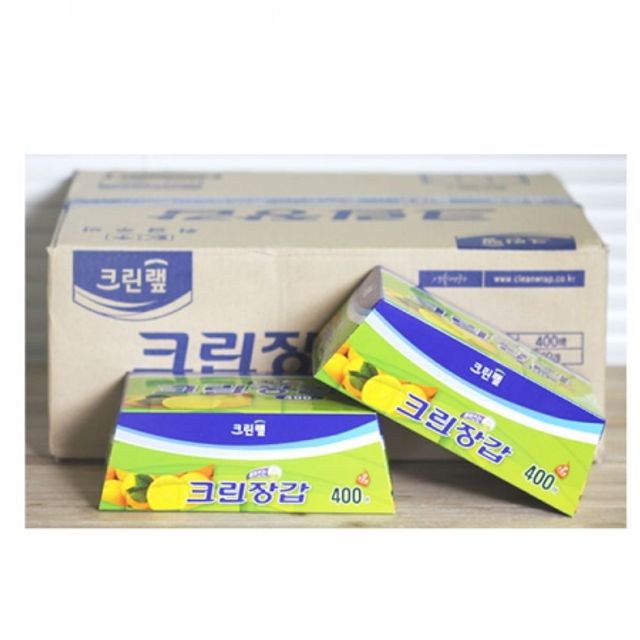 BOX 크린랲 크린장갑 (25x28cm) 400매 10개입