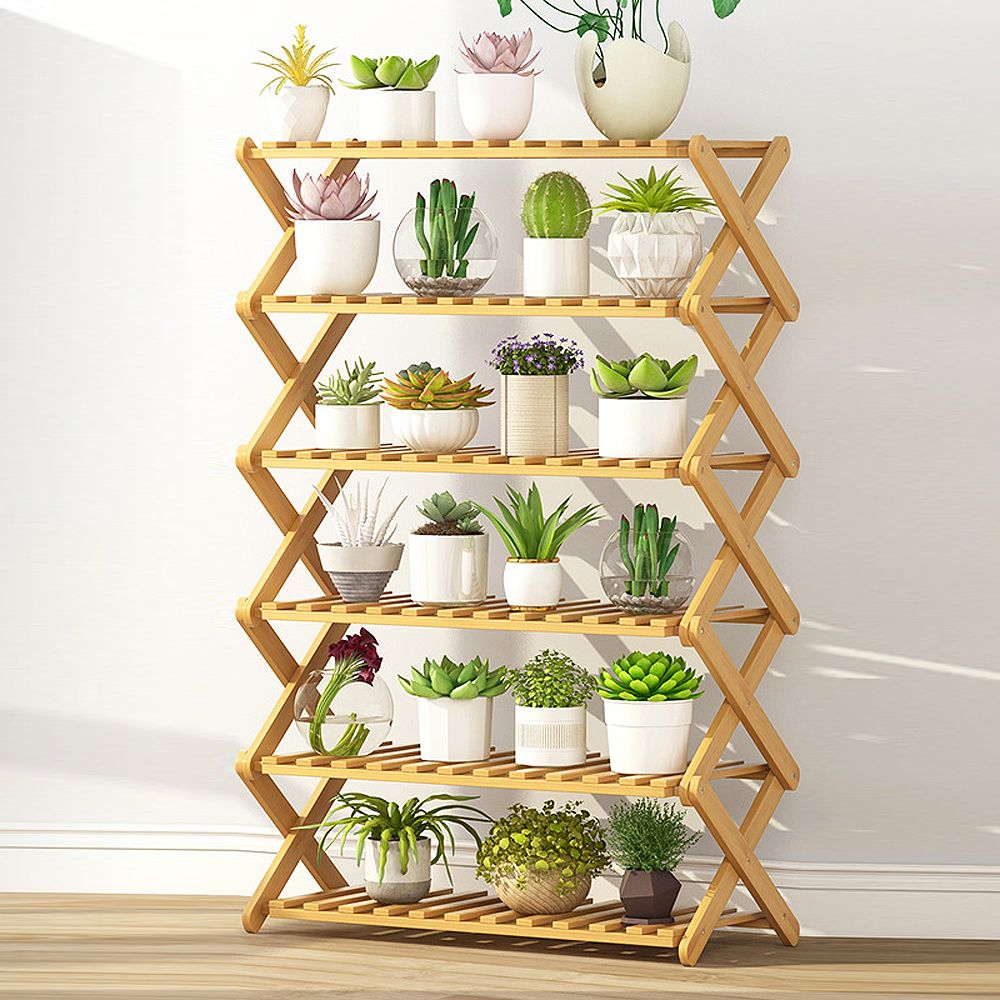 대나무 ver12 6단 인테리어 70cm 화분진열대