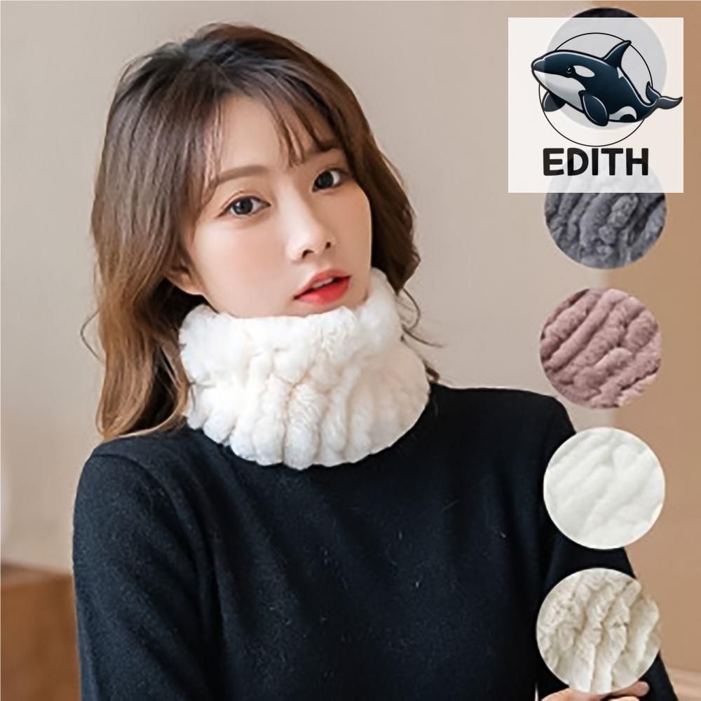 포근한 벨벳 겨울 목도리 따뜻한 스키 스포츠