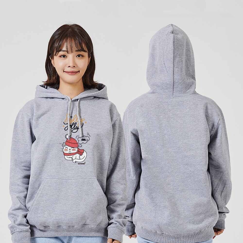 사랑 고양이 HOLLY JOLLY 맨투맨 후드티