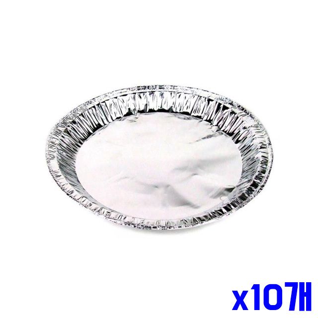 다회용접시 접시 위생적인 은박 10개입 20cm x10개 은