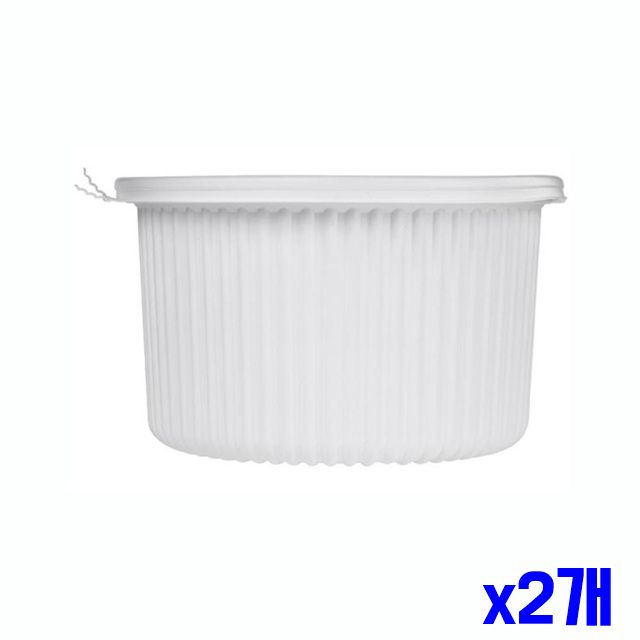 국포장그릇 100set 다용도 국용기 x2개 소 250ml 일회