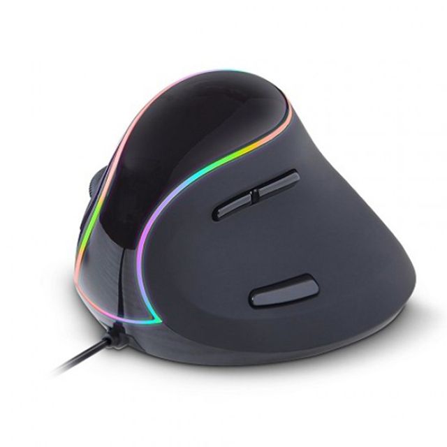 인체공학 RGB 유선 버티컬마우스 아이플렉스 VM-750
