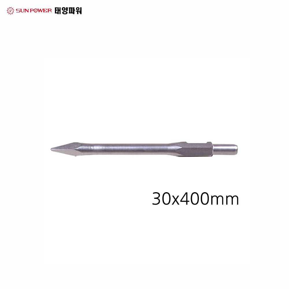 kh-6500 용 포인트 치즐 육각 프랫 치즐 30x400mm