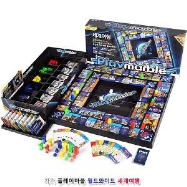 플레이마블 월드와이드 세계 여행 가족 보드게임