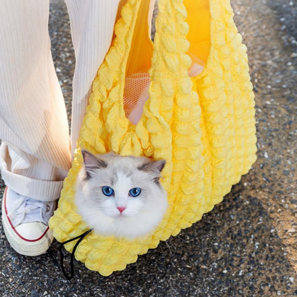 고양이 외출 강아지 가방 폼폼 고양이 가방