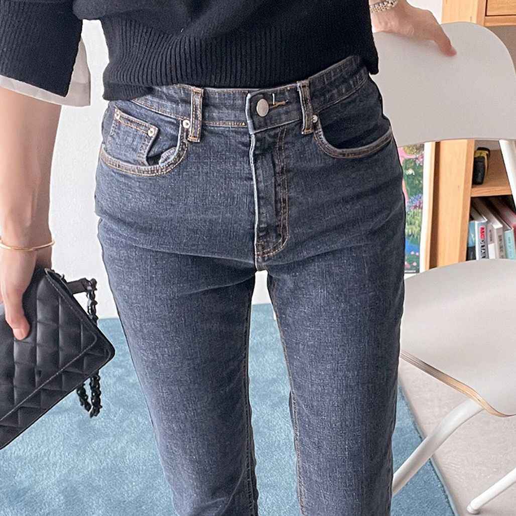 308P833S 마담옷 청바지 일자핏 여성큰옷