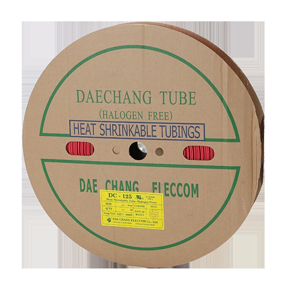 수축튜브 32MM 50M 적색 1롤