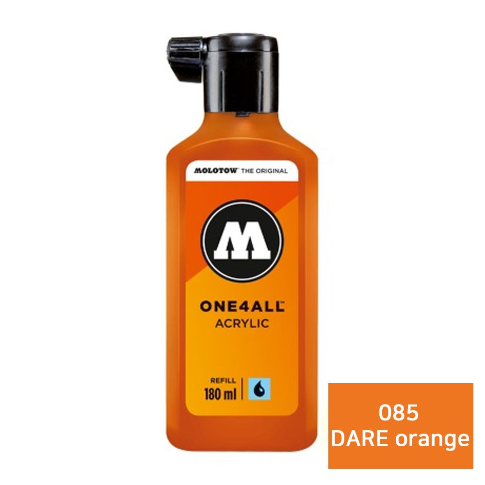 생활왕 원포올 마카 리필 180ml 085 DARE orange