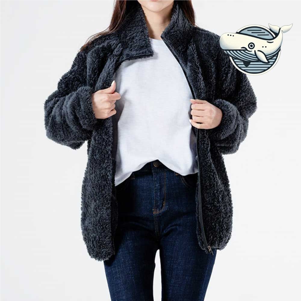 여자 후드 캐주얼 점퍼 양털 스타일 아우터