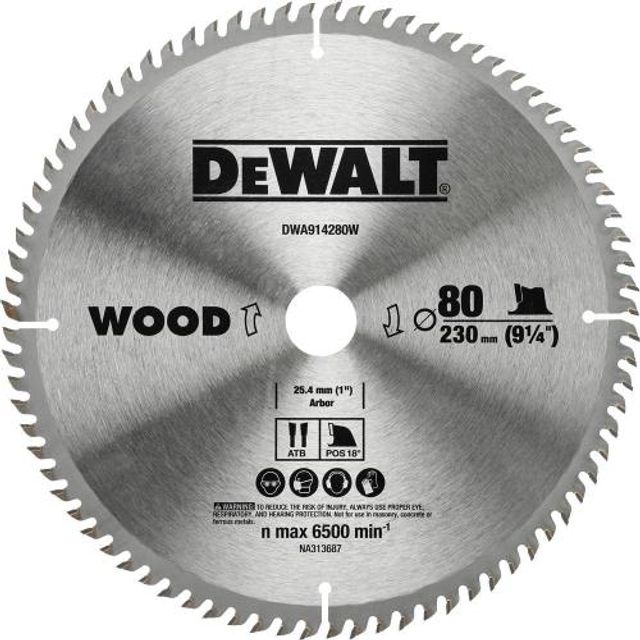 DWA914280W 디월트AC팁쏘(목재용) 1EA DWA914280W (