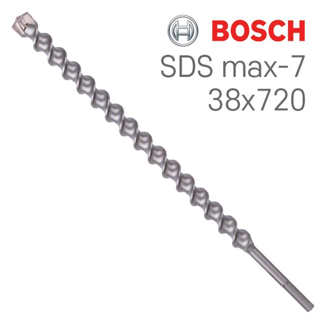 보쉬 SDS max-7 38x600x720 4날 해머 드릴비트
