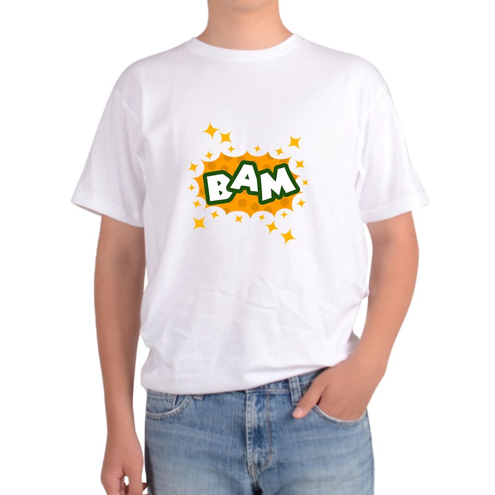 반팔티 bam 말풍선 반짝반짝 디자인의류