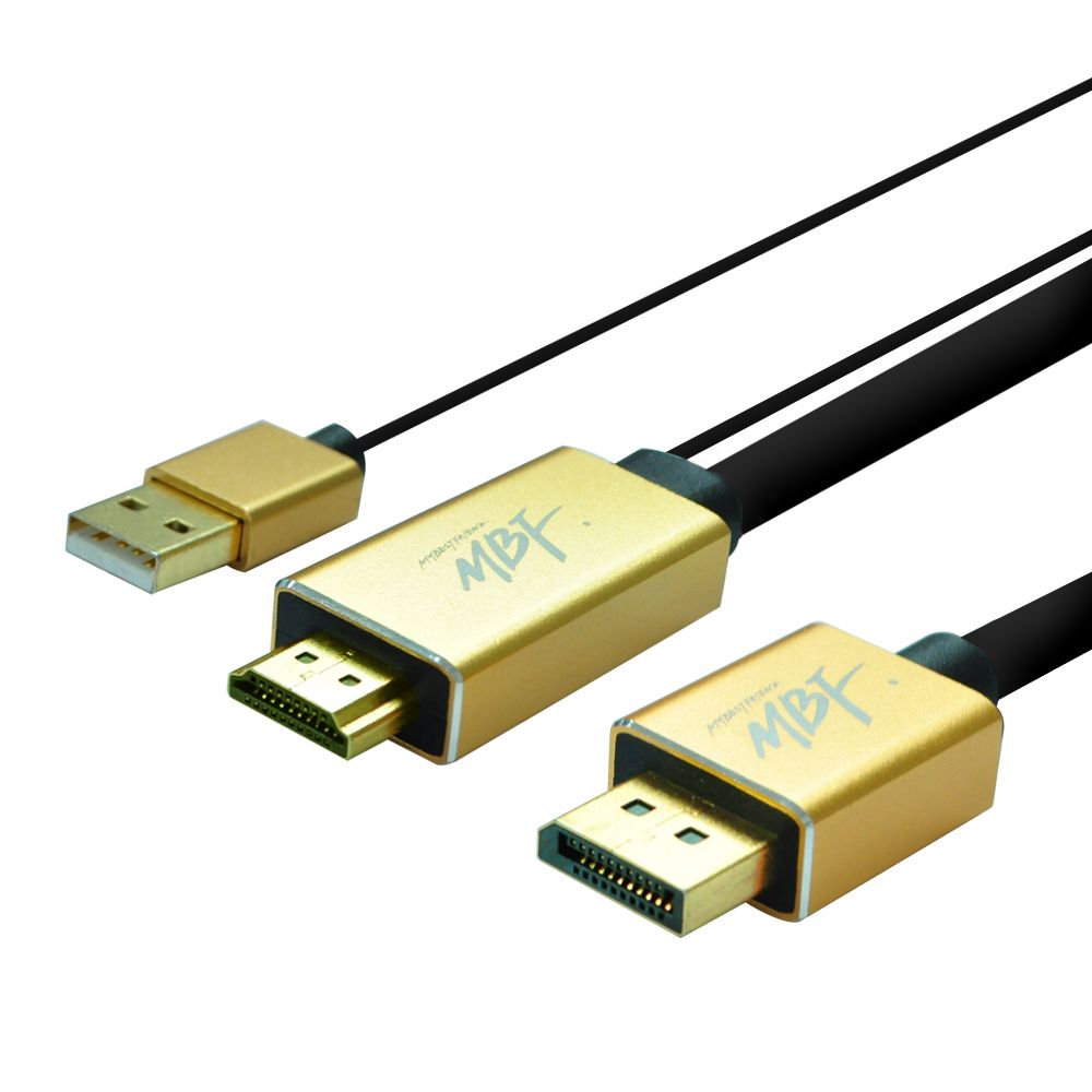 엠비에프 UHD HDMI 2.0 to Displayport 케이블 2M