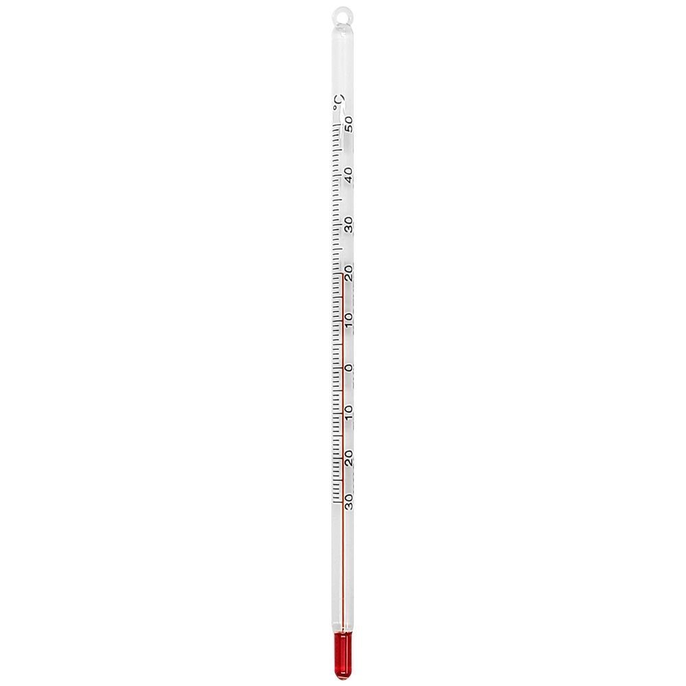 화성 50도 봉상 온도계 150mm 측정 -30~50도 10개입