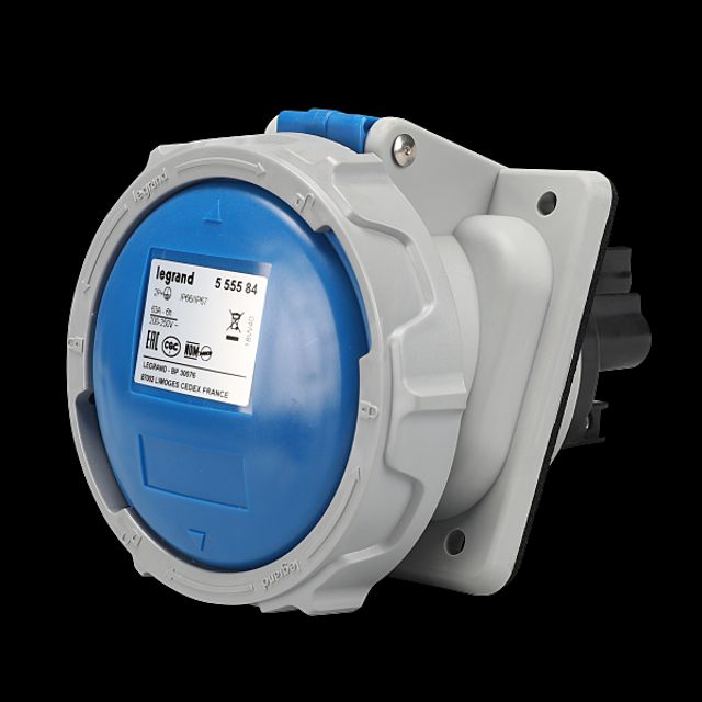 아남콘센트(2P+E 63A) 250V 555584 판넬(IP67)