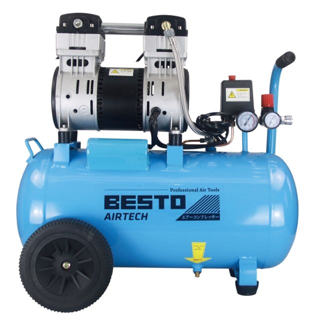 저소음콤프레셔(OILLESS 타입) 3HP 40L 62dB 38Kg 6