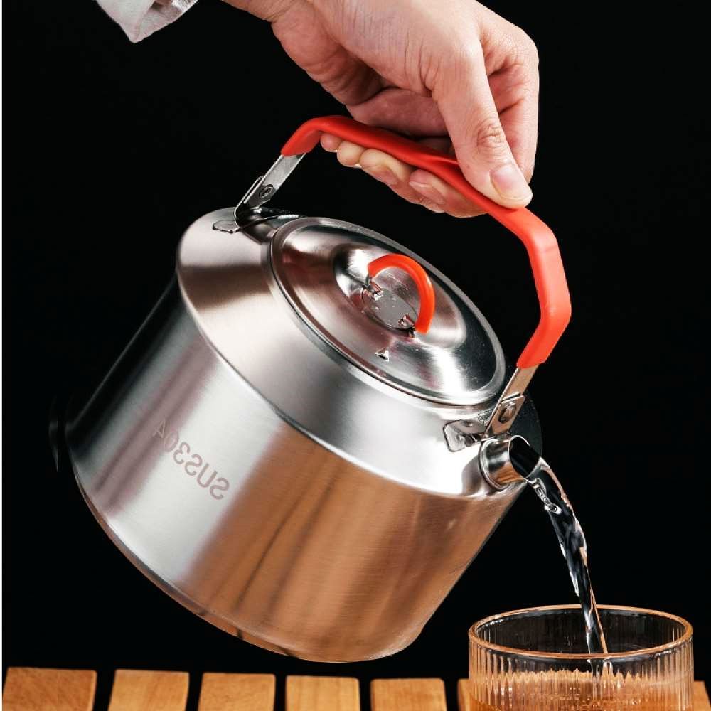 캠핑주전자 1.5L 백패킹 티타임 컵 코펠