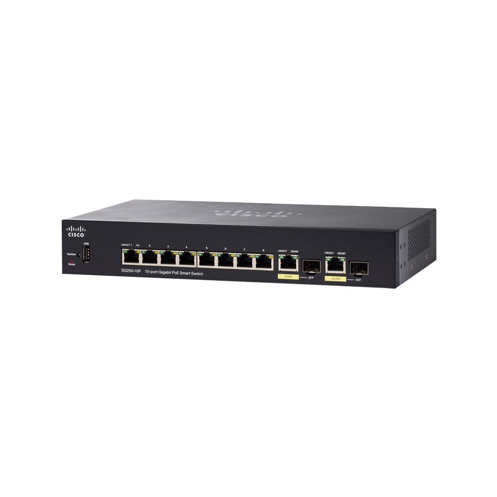 Cisco SG350-10MP 10port Gigabit POE Managed Switch