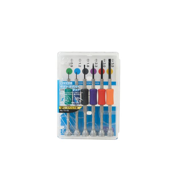 베셀 시계드라이버세트 TD-55(-) (6PCS) 1SET