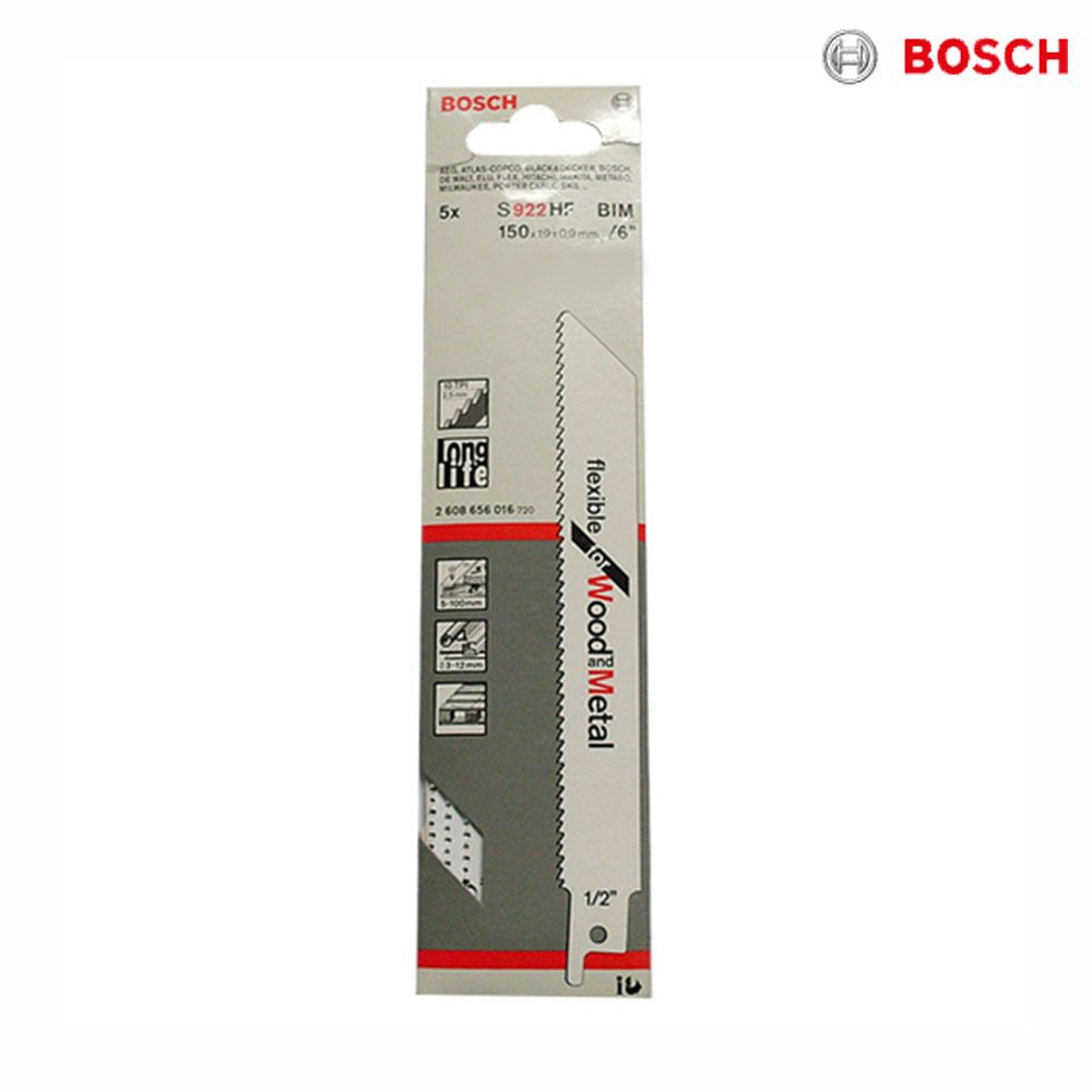 BOSCH 철재용컷소날 S922HF 5PCS