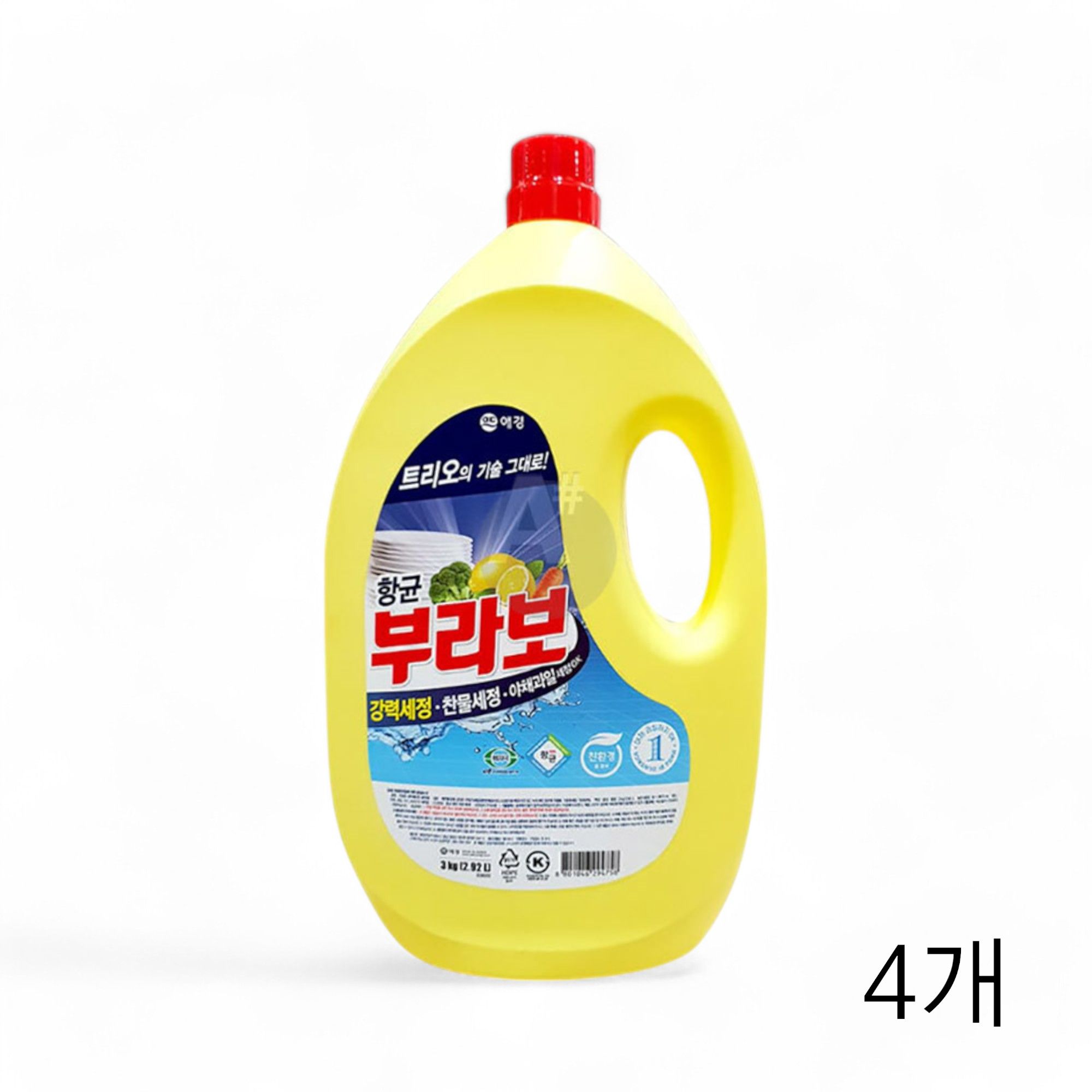 애경 항균 부라보 주방세제 3kg X 4개 대용량 음식점