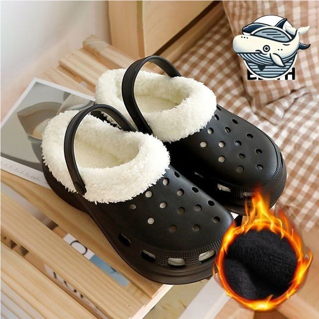 여성용 편안한 사계절 기모 털 슬리퍼 탈부착