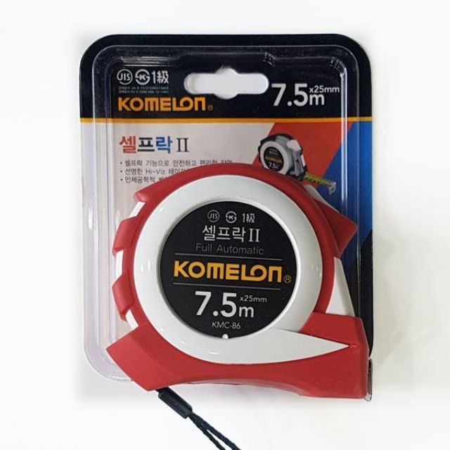 KOMELON 줄자 KMC-86 셀프락(7.5M x 25mm)(구KMC-36 )