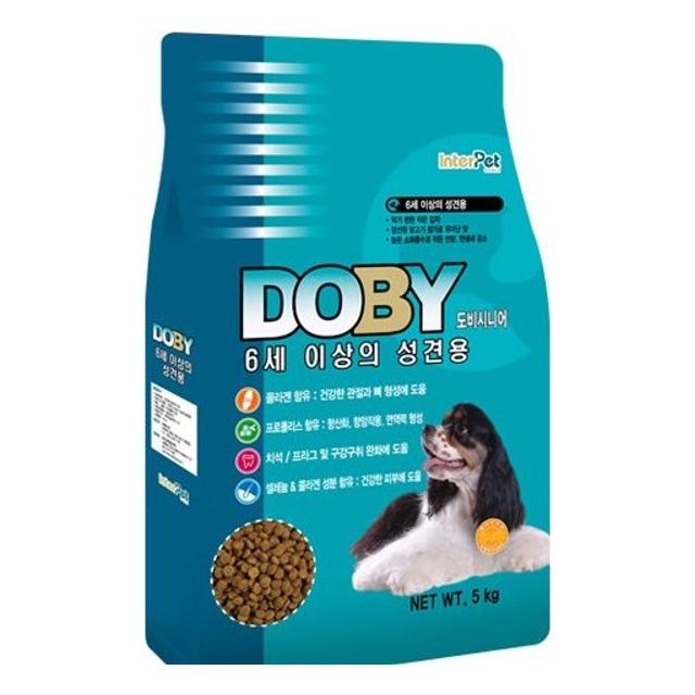 도비 시니어 관절 피부 애견사료 5kg x 2