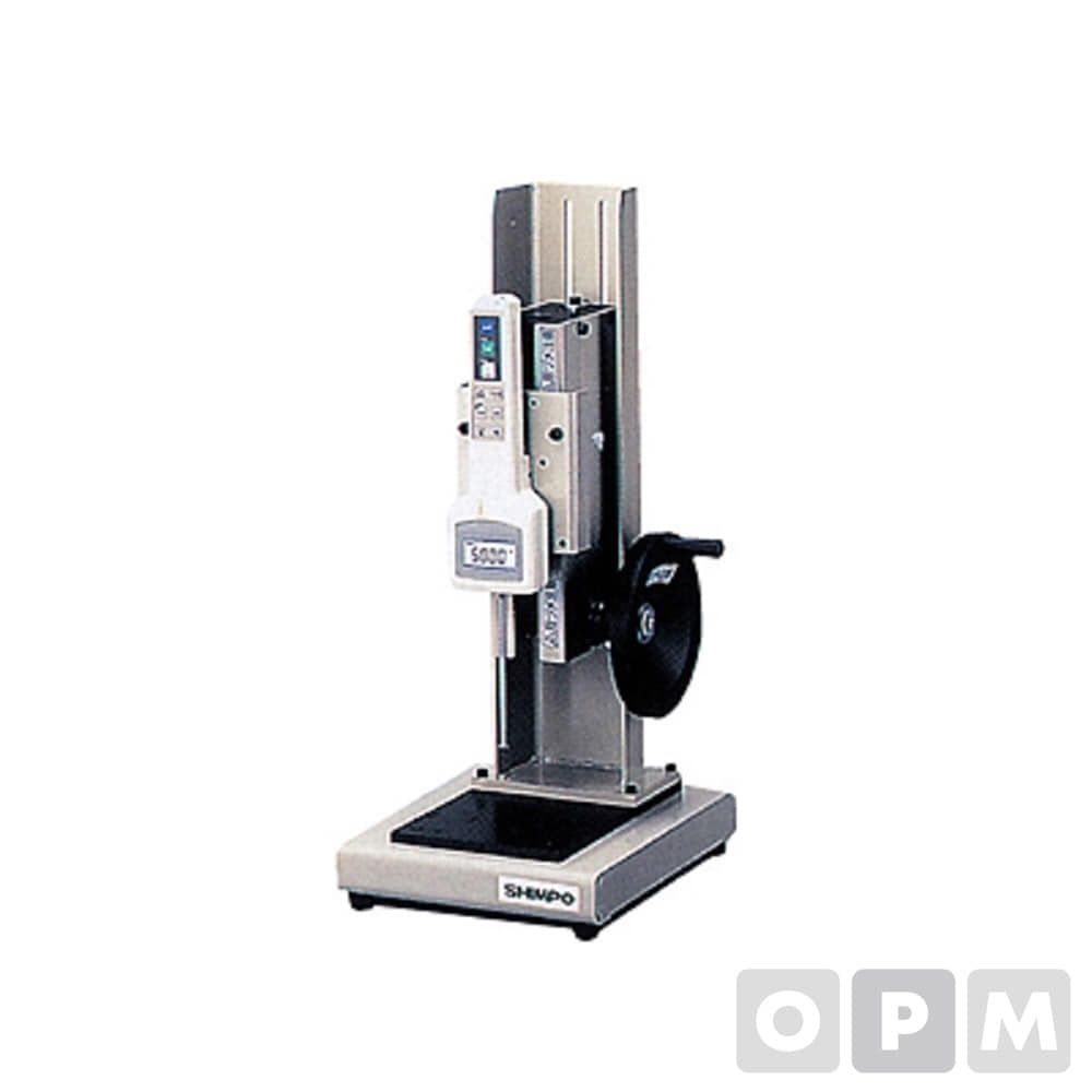 SHIMPO 푸쉬풀게이지 스탠드수동(핸들) 50KGfX150mm