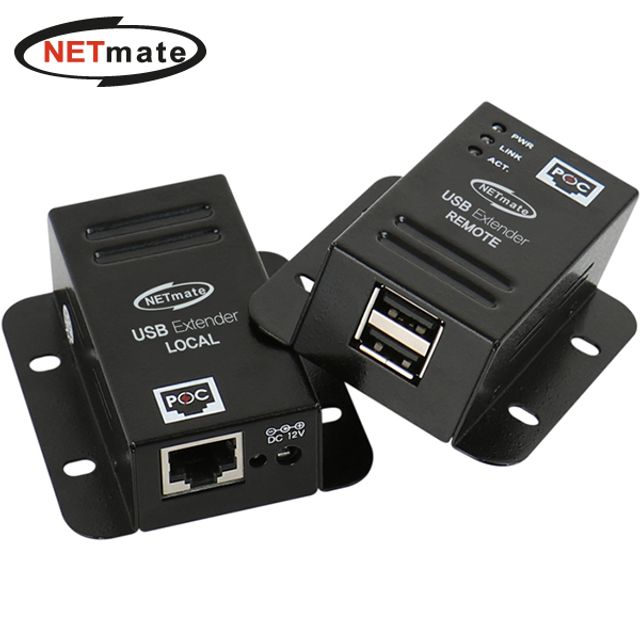 USB2.0 2포트 리피터(RJ-45 50m)(전원 아답터 포함)