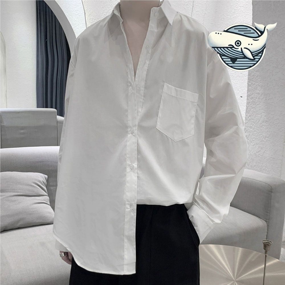 남자 스타일리시 오버핏 셔츠 데일리 패션