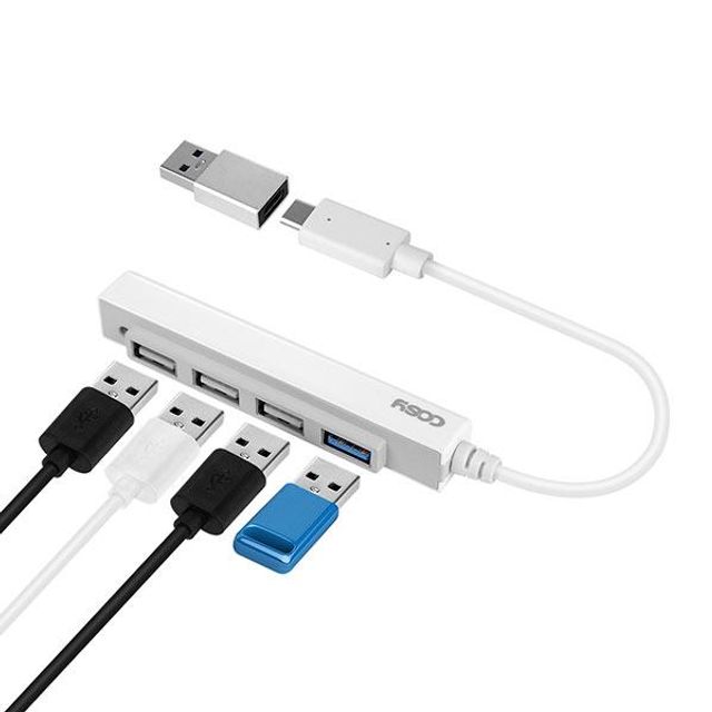 필라 USB3.0+USB2.04포트 허브 (타입C 변환젠더 포함)