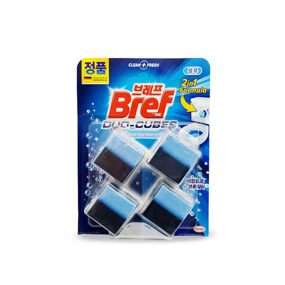 브레프 변기 청소 물 내릴때마다 세정 효과 큐브 블루