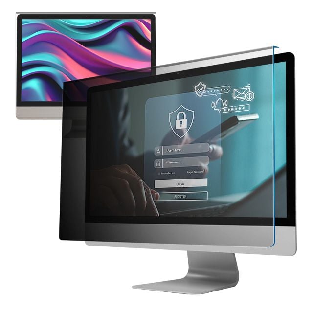 모니터보호필름 컴퓨터화면보호기 사생활보안 블루라이트차단 걸이형