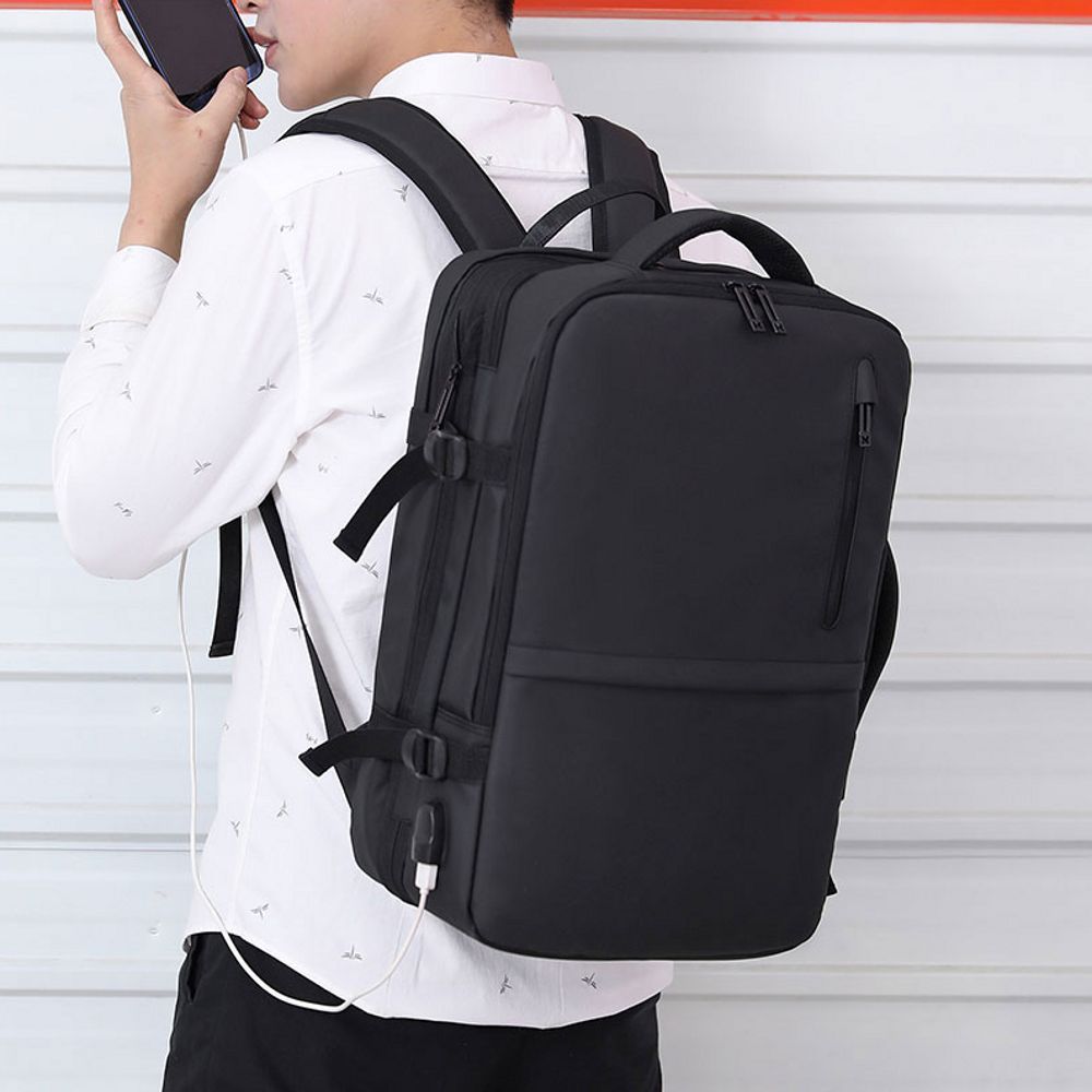 인기 확장용 생활방수 USB충전 학생백팩 여행백팩