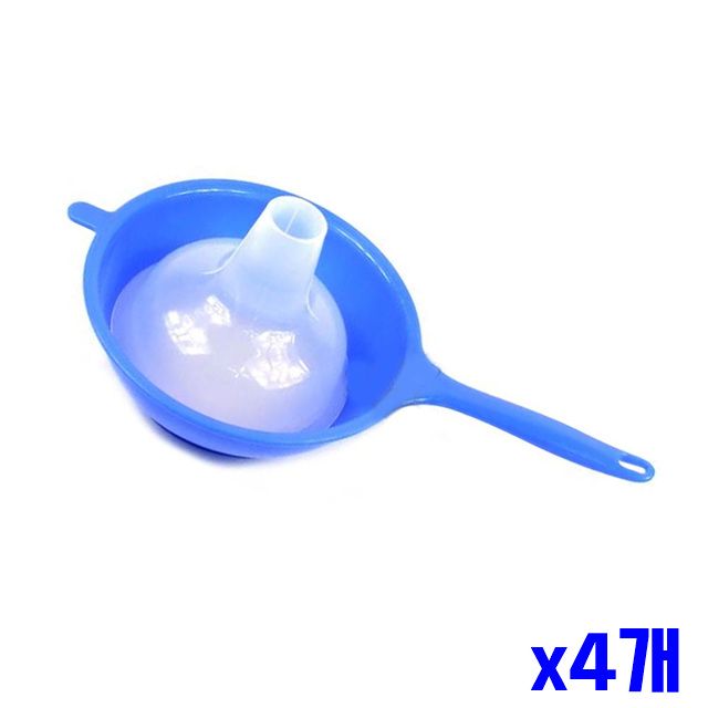 여과기포함 x4개 색상랜덤 대형 깔대기 소분용