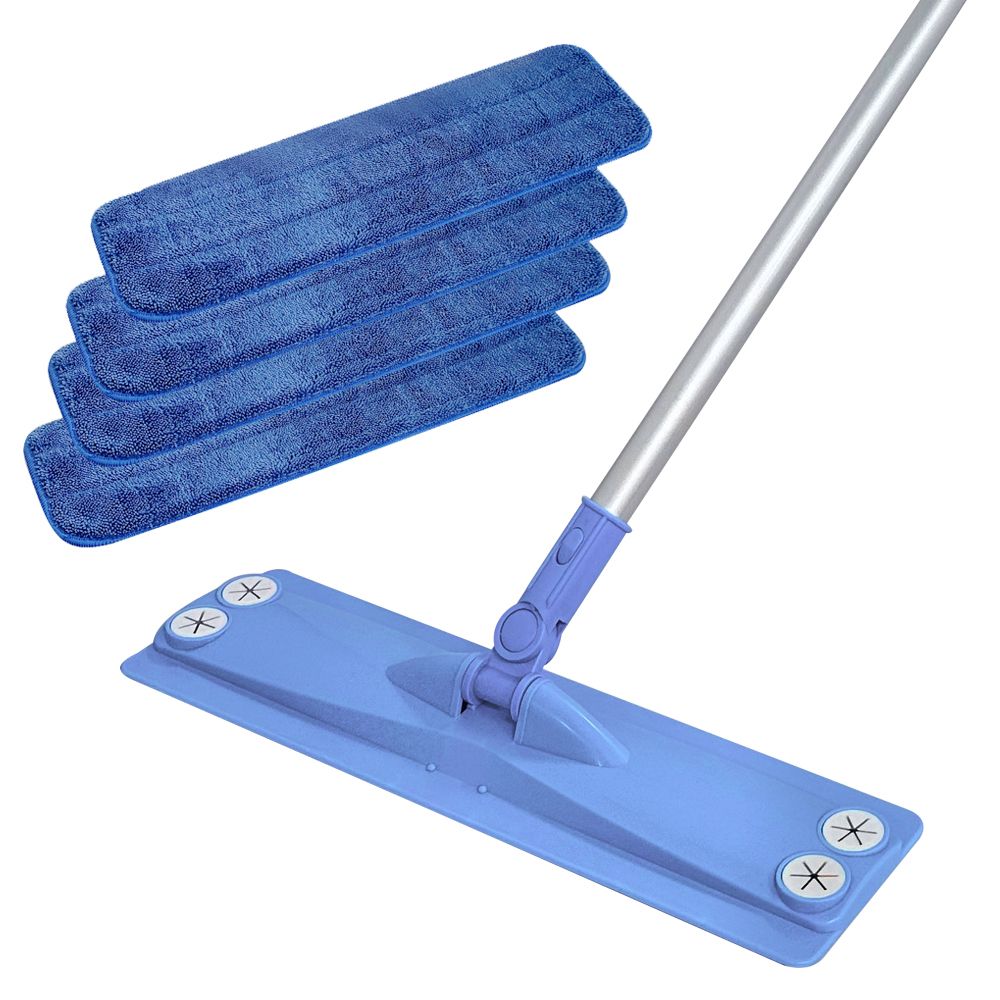 h국내생산 극세사 밀대+물걸레패드4P 막대걸레 청소기