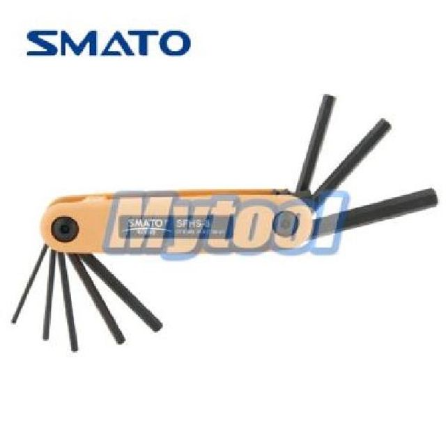 SMATO L렌치세트 접식 SFHS-8 육각 볼 렌치 세트