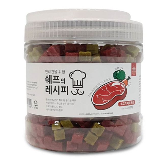 쉐프의레시피 대용량 소고기트릿 800g