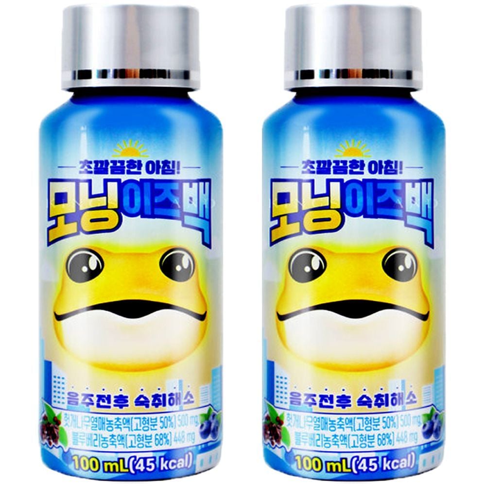 모닝이즈백 추천 숙취해소음료 100ml 10병입 x