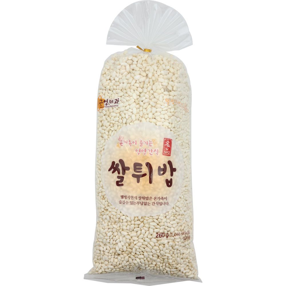 쌀튀밥 260g 10봉지(1박스) 추억의옛날과자 근영제과